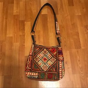 MULTI- COLORED FESTIVAL MIRRORED BAG